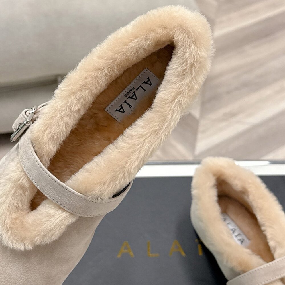 Alaia Plush Mules Tan Size EU 37 - Picture 5 of 9